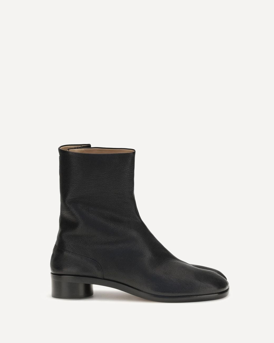 Margiela Black Tabi Ankle Boots for men