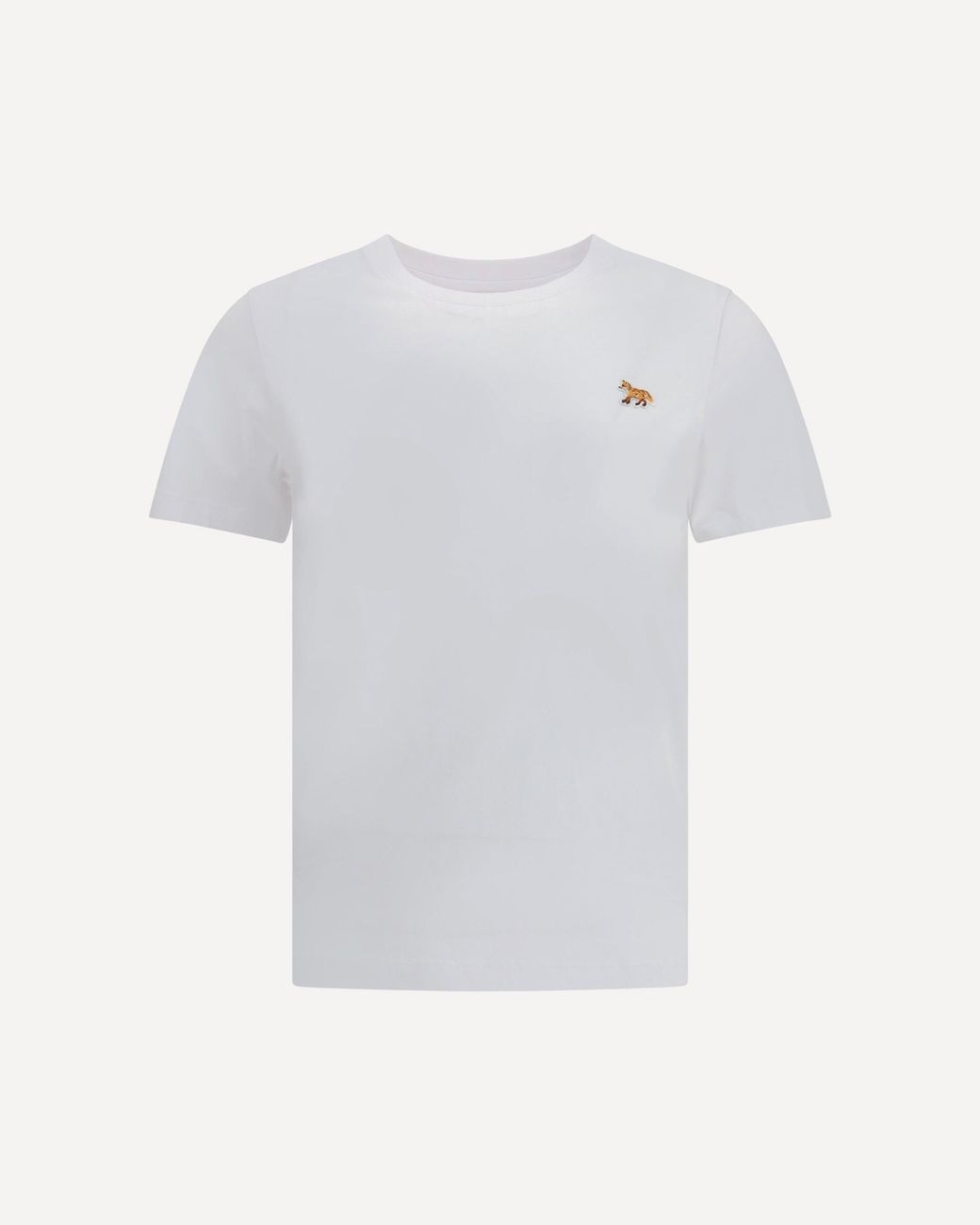 Maison Kitsuné White Baby Fox Regular Tee-Shirt