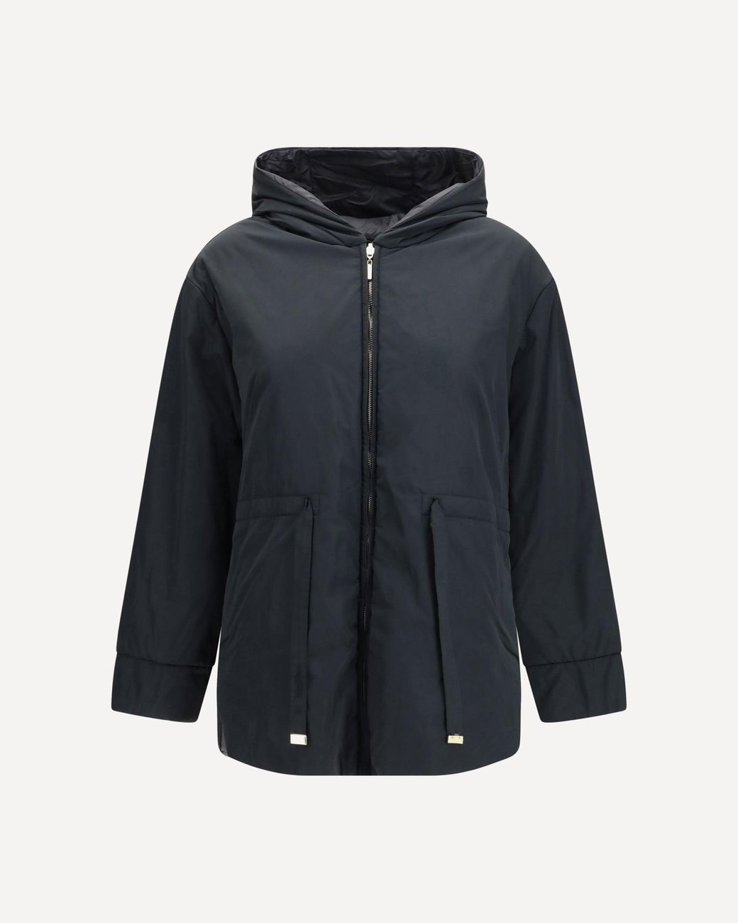 Max Mara Blue Reversible Padded Parka