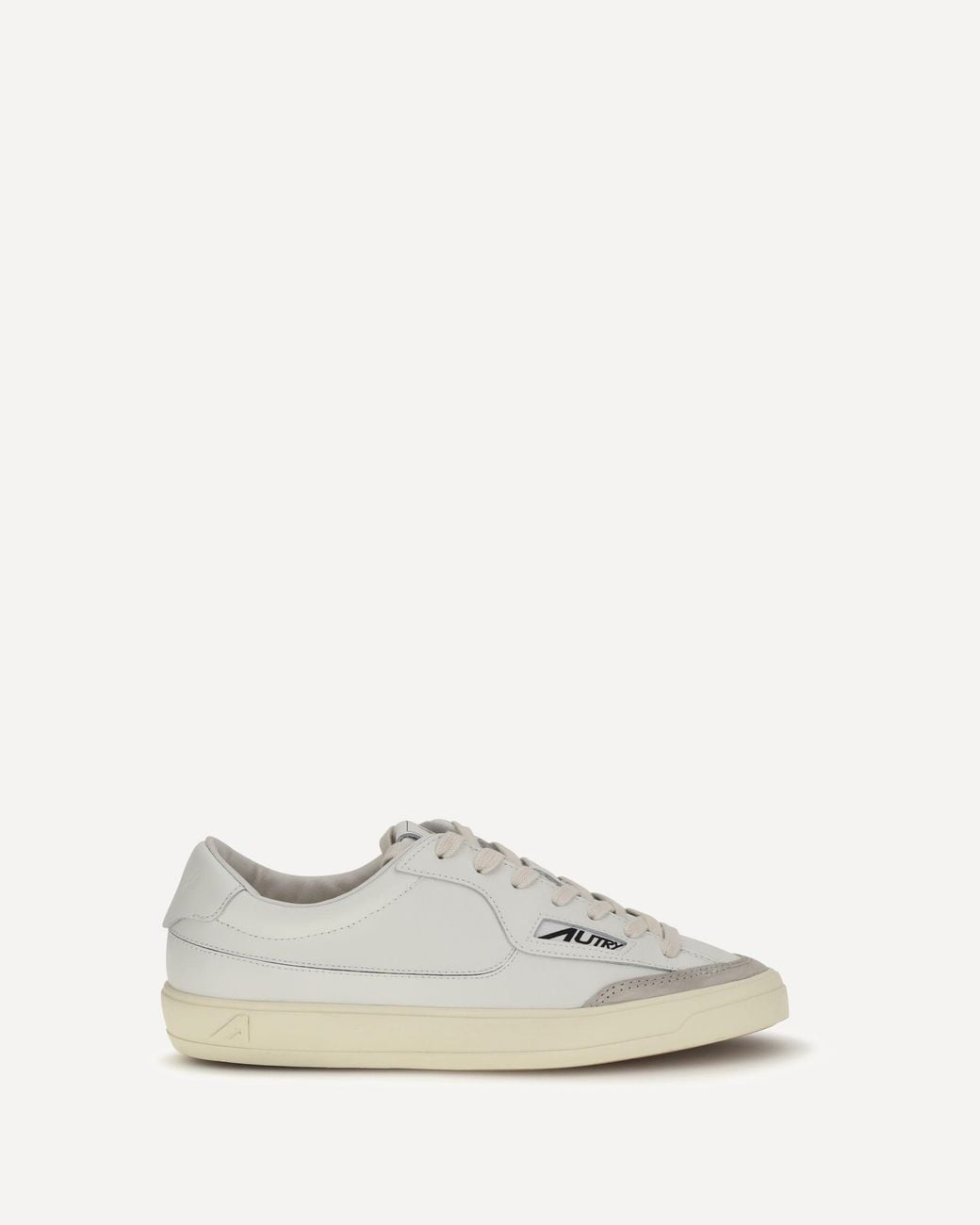Autry White Windscape Low Leather Sneakers for men