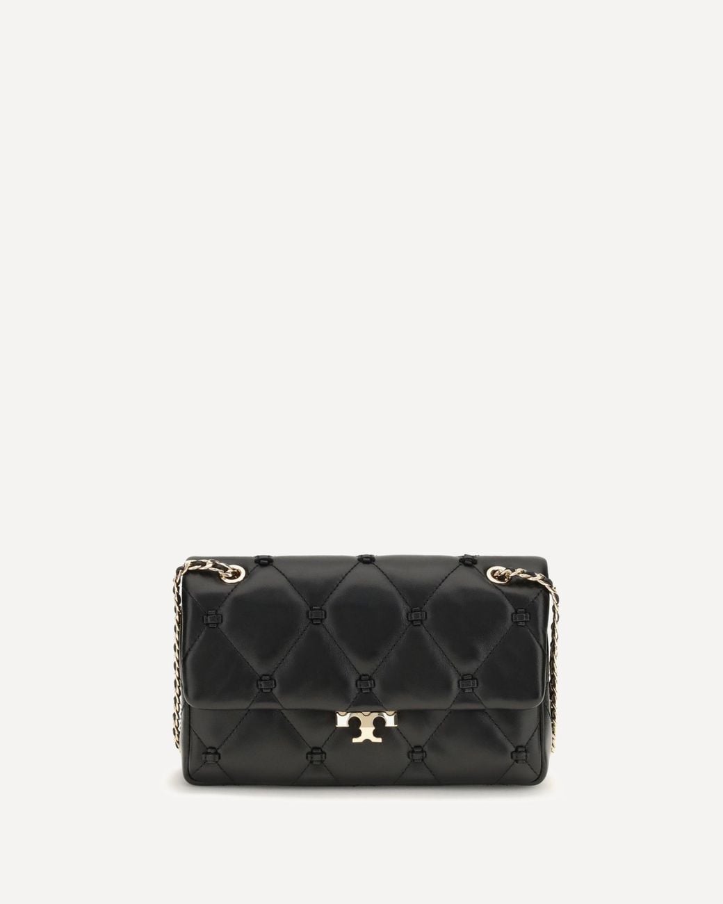 Tory Burch Black Small Bunny Knot Shoulder Bag