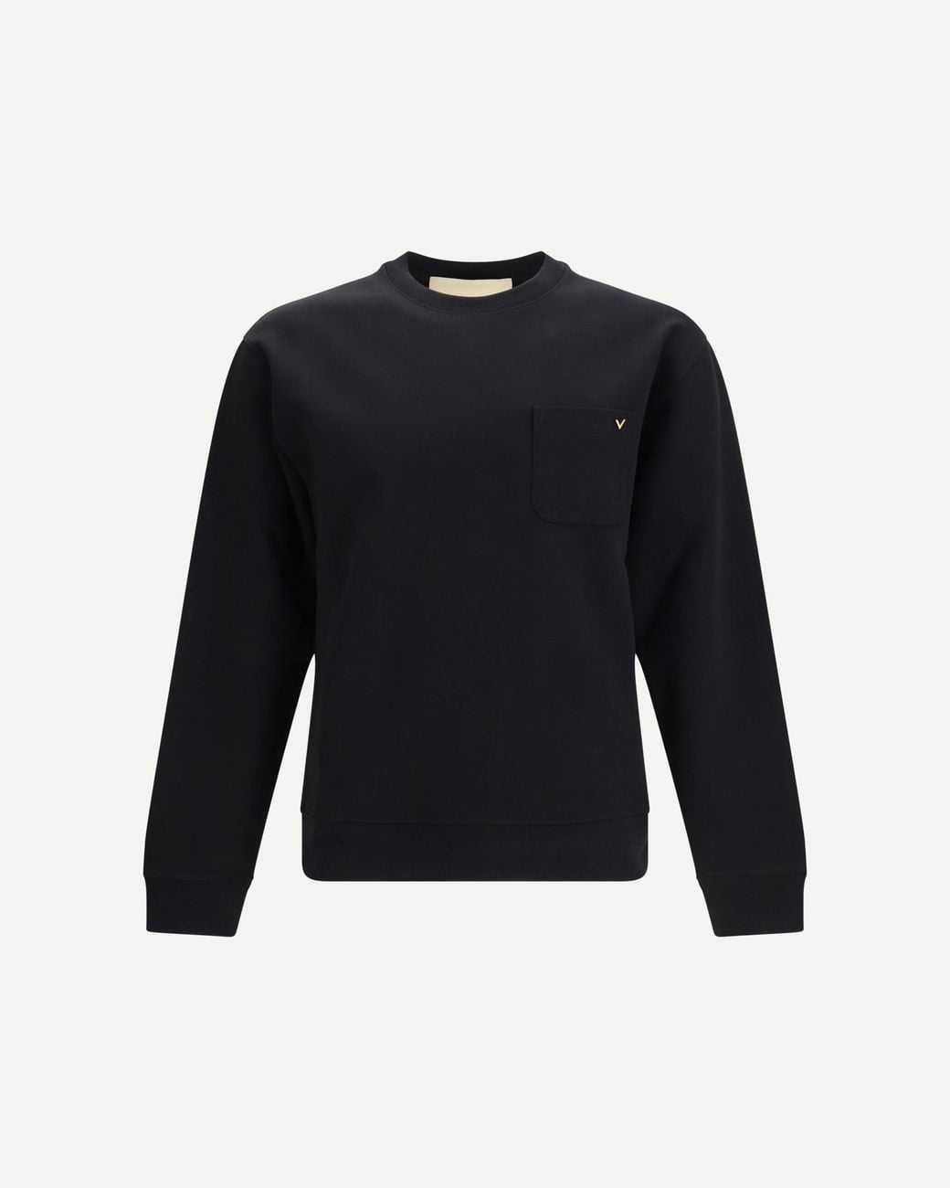 Valentino Blue Cotton Jersey Crewneck Sweatshirt for men