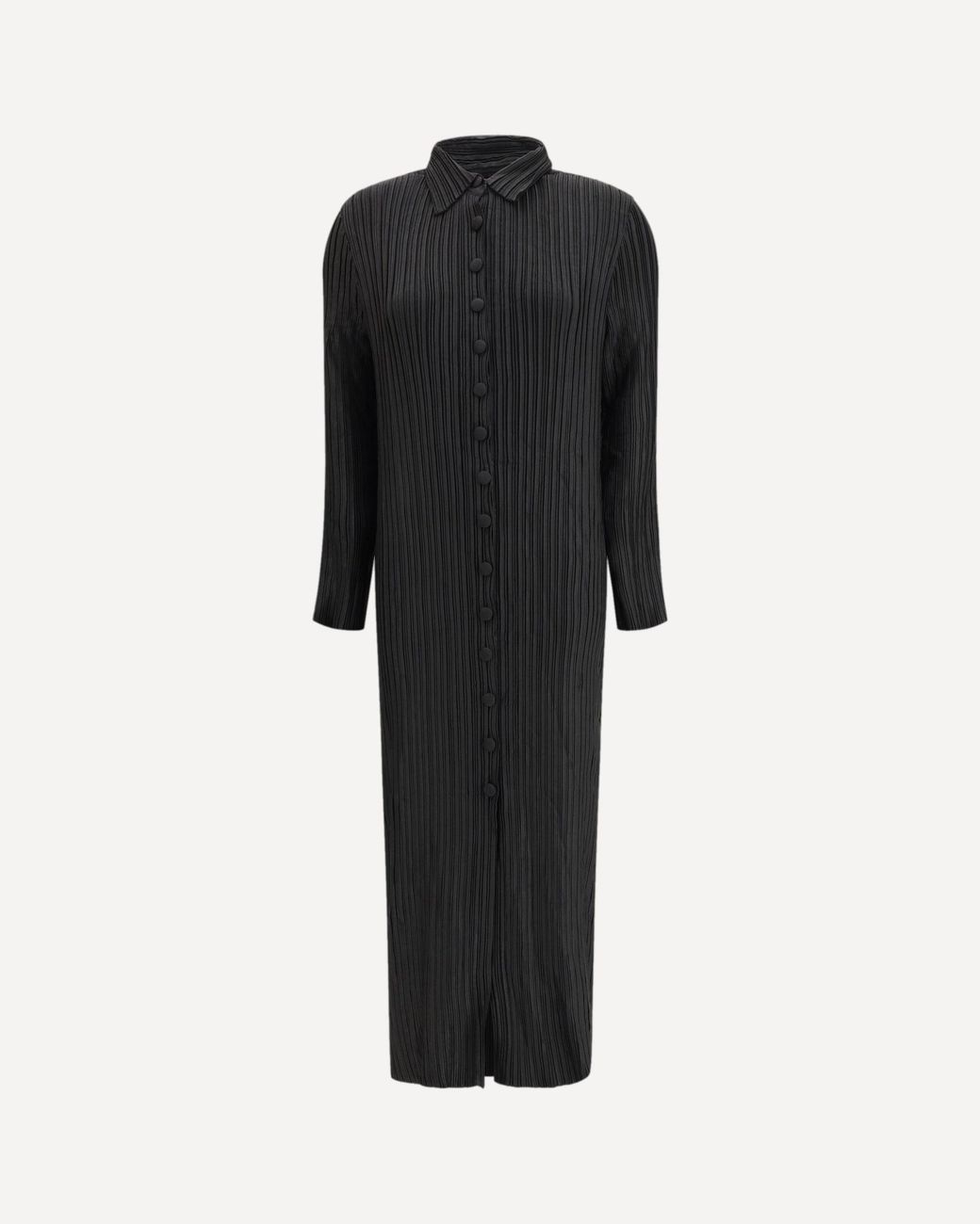 GONGDID DESIGN Black Long Wave Dress