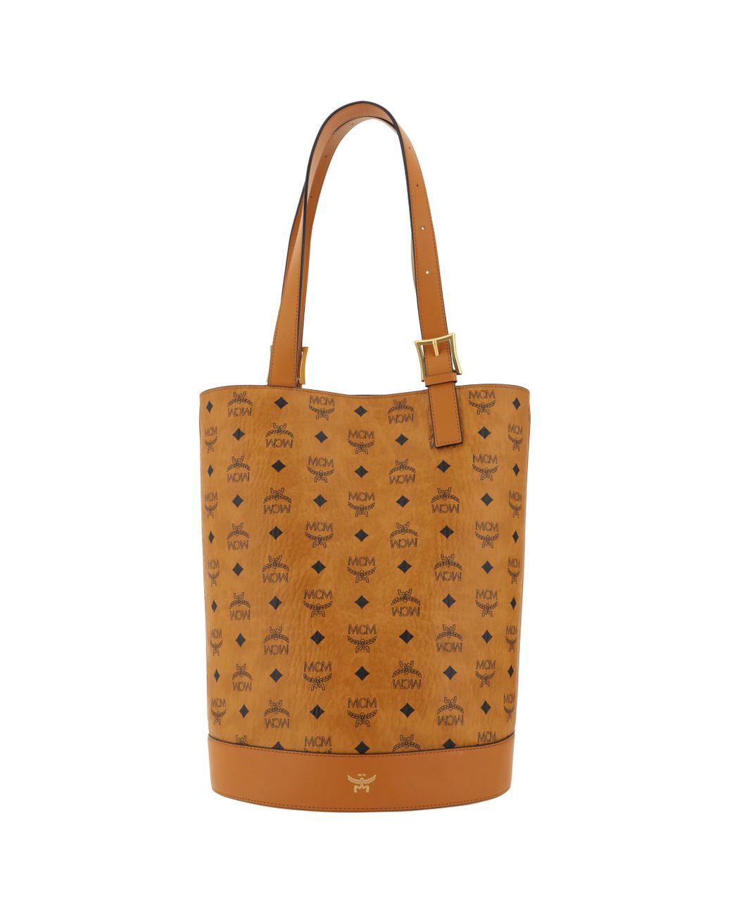 Mcm cognac tote hotsell