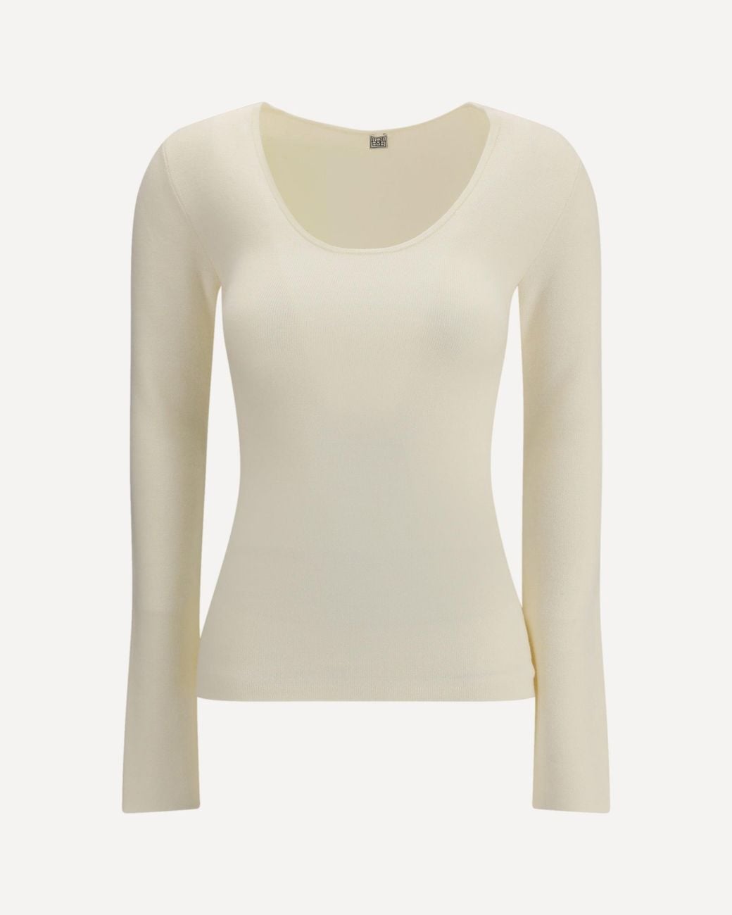 Totême White Compact Sweater