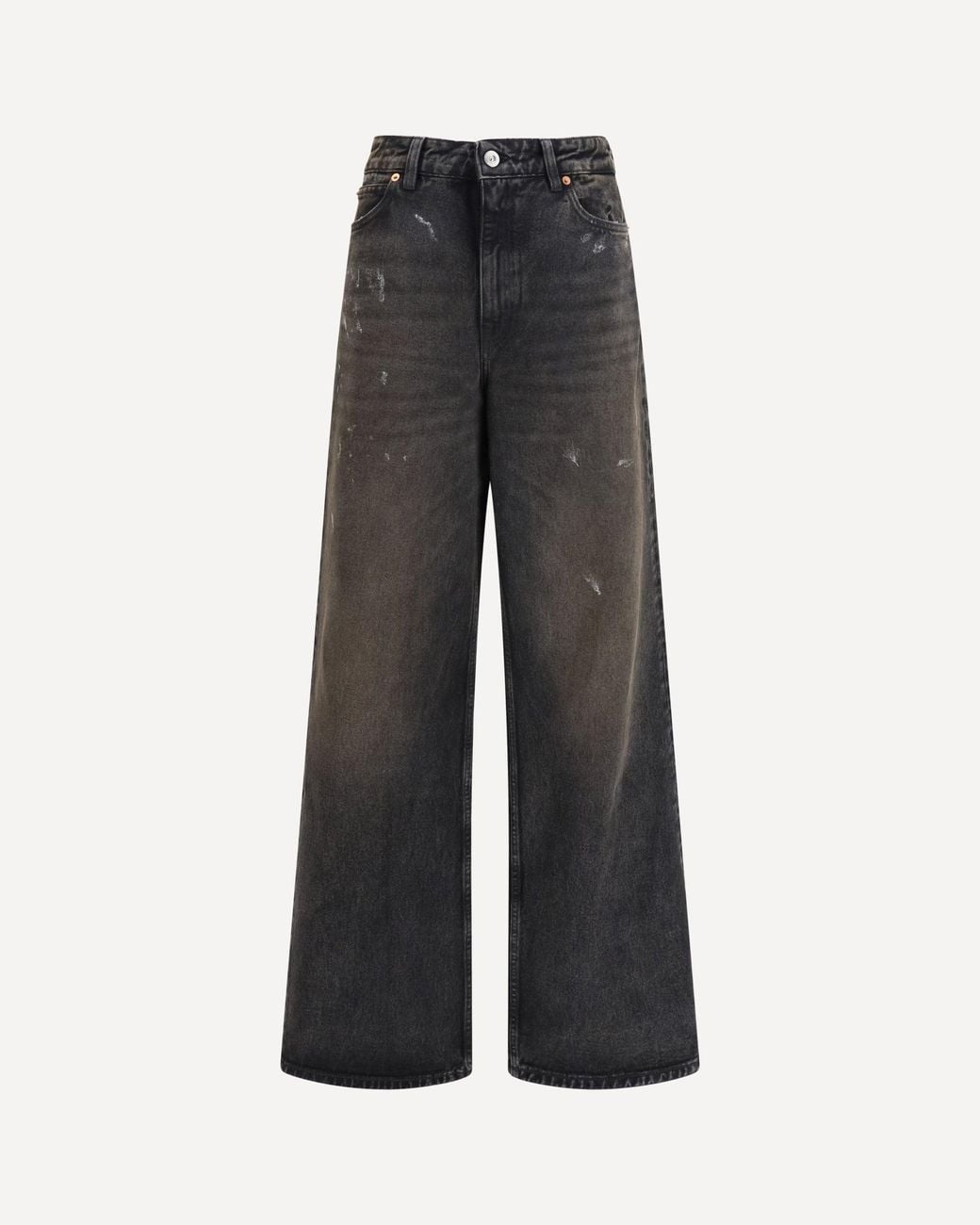 Our Legacy Black Full Cut Nebula Wash Jeans