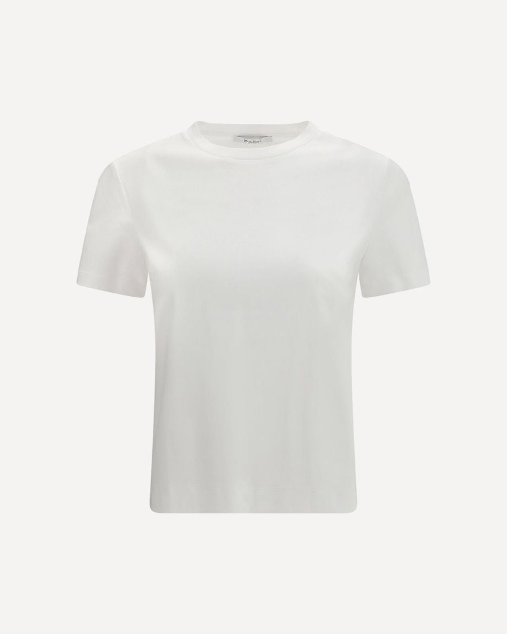 Max Mara Pure White Donata Cotton T-Shirt