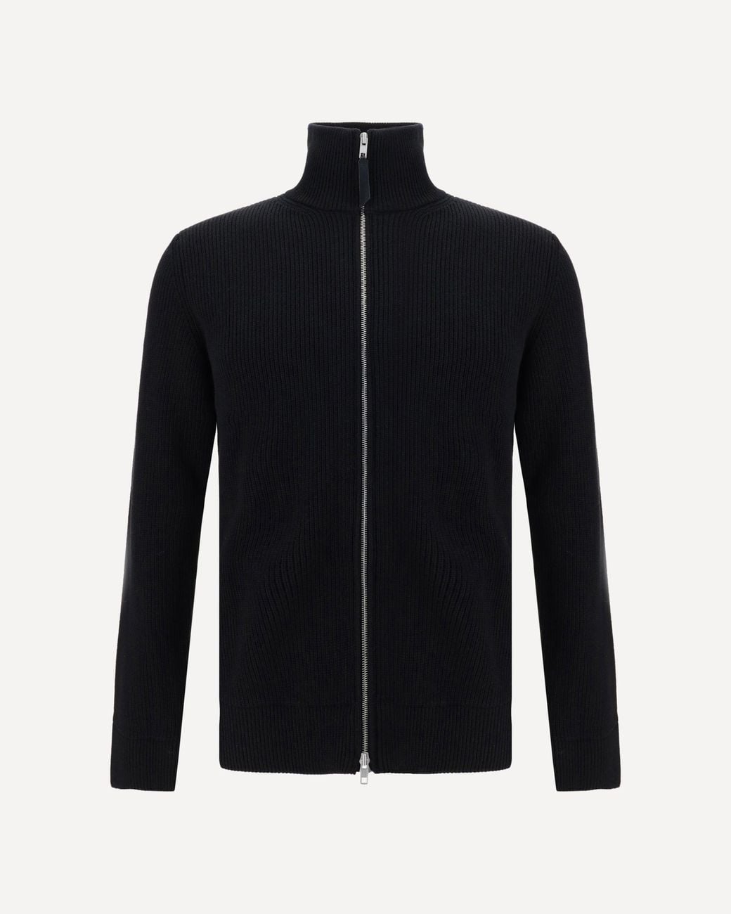 Margiela Blue Cotton Zip-Up Sweater for men