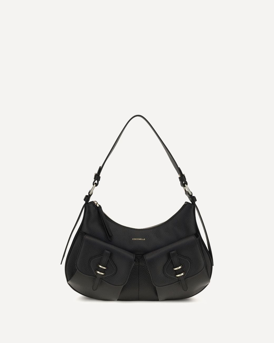 Coccinelle Black Small Boheme Shoulder Bag