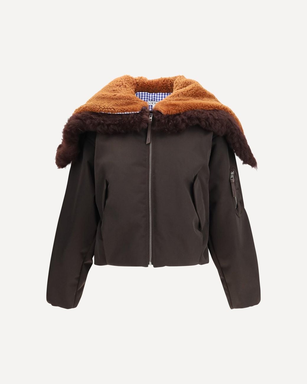 Loewe Black Technical Fabric Bomber