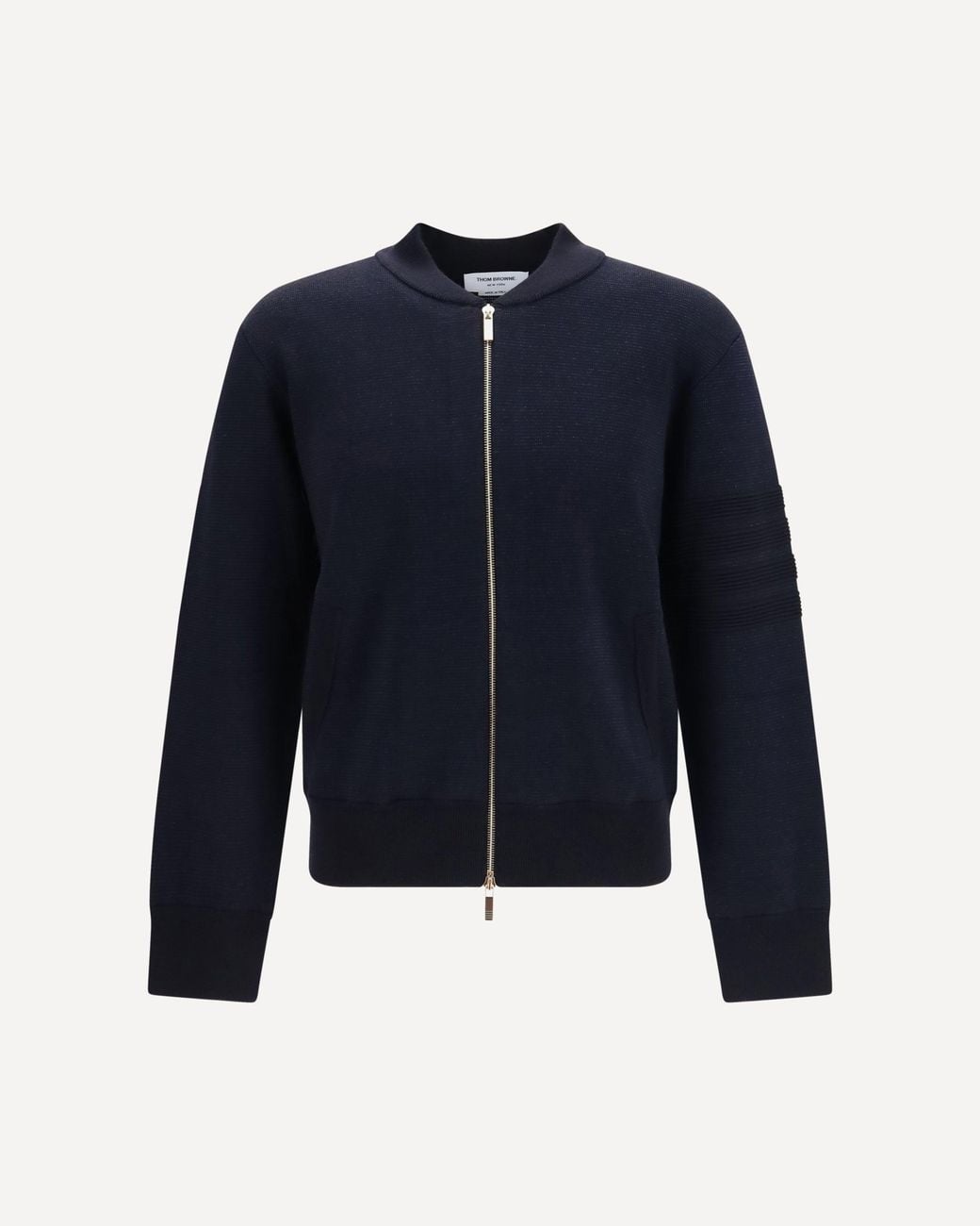 Thom Browne Blue Ottoman Milano Stitch 4-Bar Jacket for men