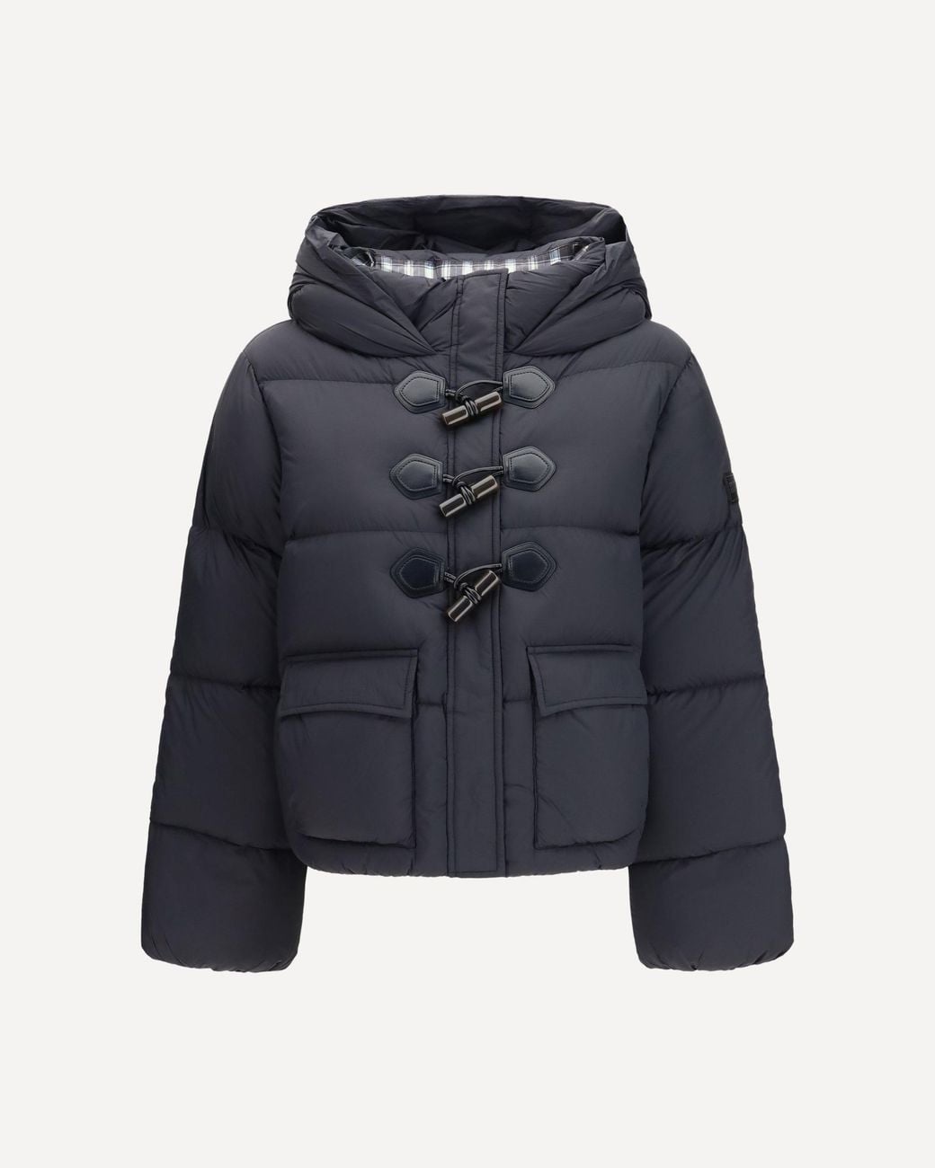 Ganni Blue Future Nylon Puffer Jacket