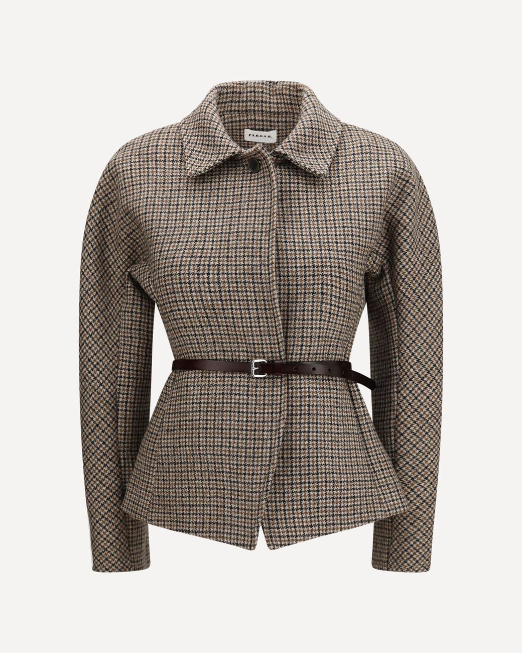 P.A.R.O.S.H. Gray P. A.R. O.S. H. Houndstooth Blazer