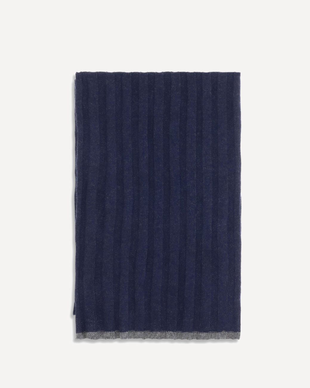 Brunello Cucinelli Blue Cashmere Scarf for men