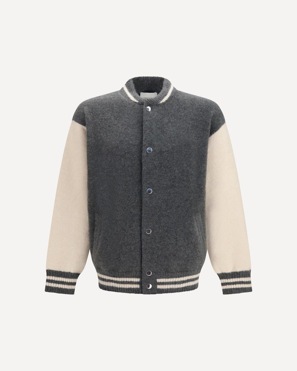 Laneus Gray Cashmere And Silk Bomber for men