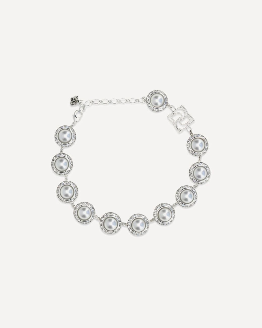 Magda Butrym Natural Pearl And Crystal Necklace