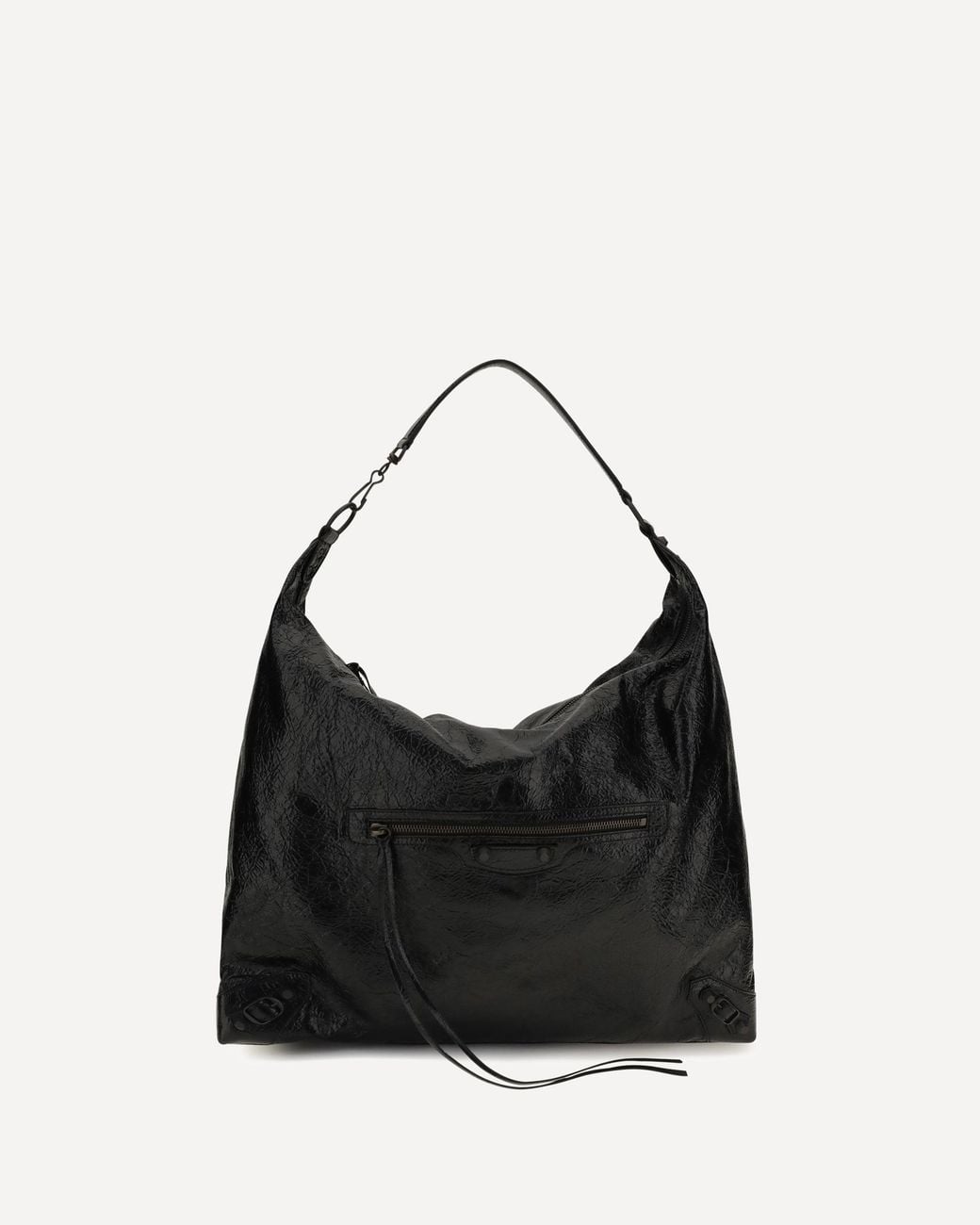Balenciaga Black Large Le City Hobo Shoulder Bag