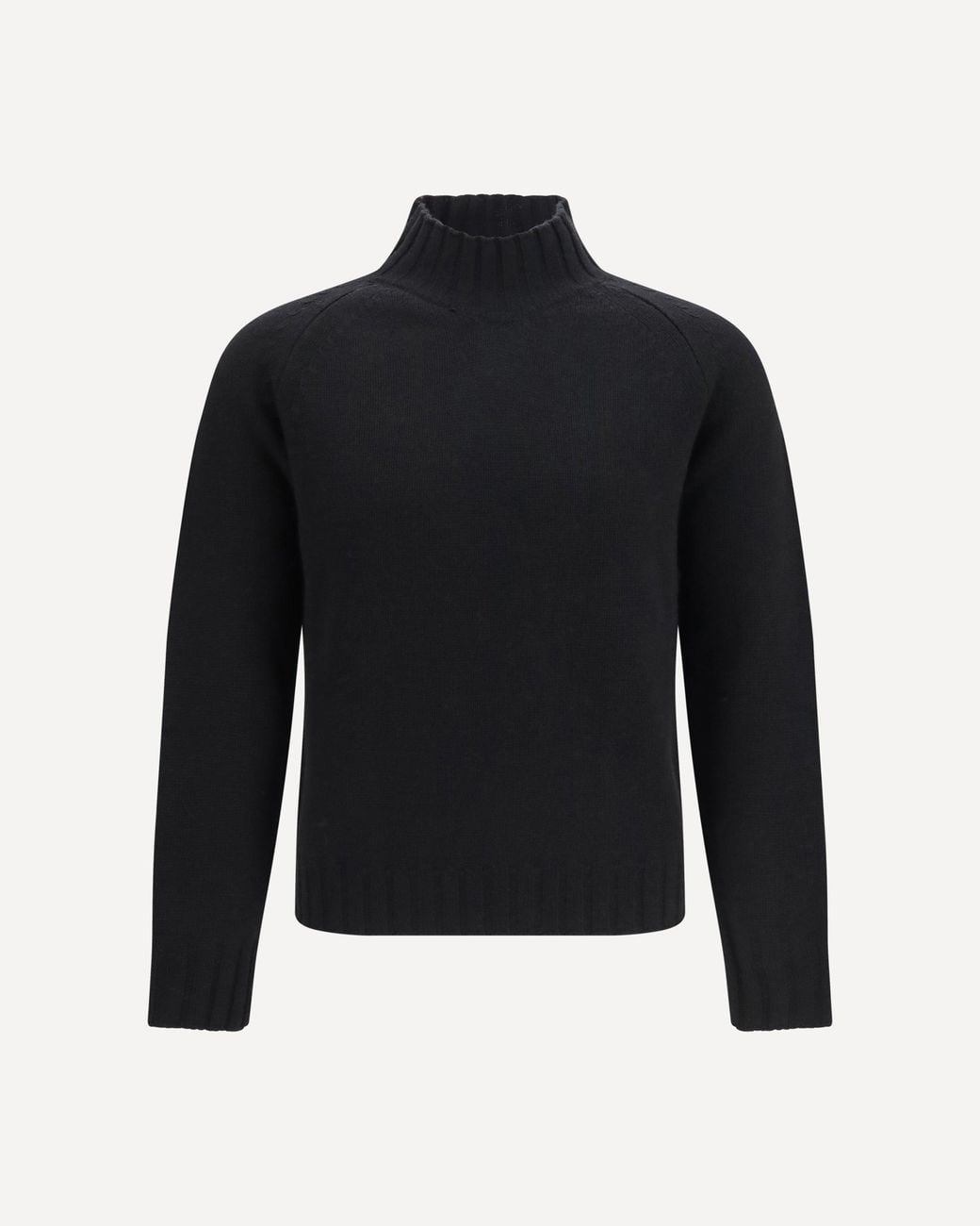 Aragona Cashmere Blue High Neck Sweater for men