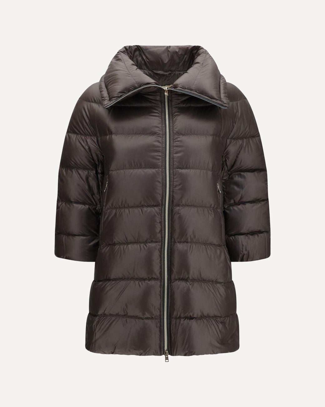 Herno Gray Midi Down Jacket