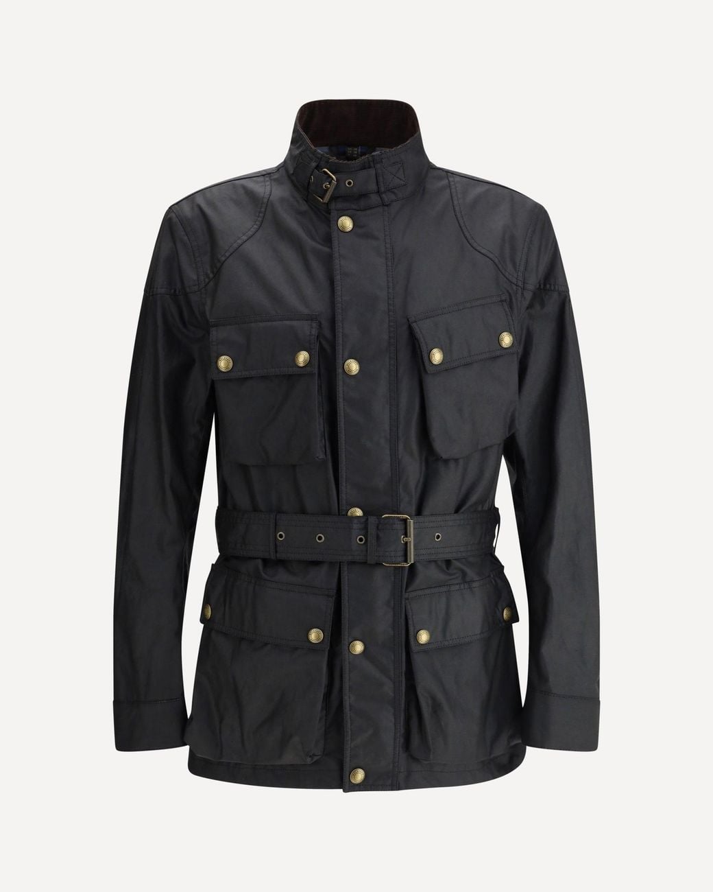 Belstaff Black Trailmaster Waterproof Jacket for men