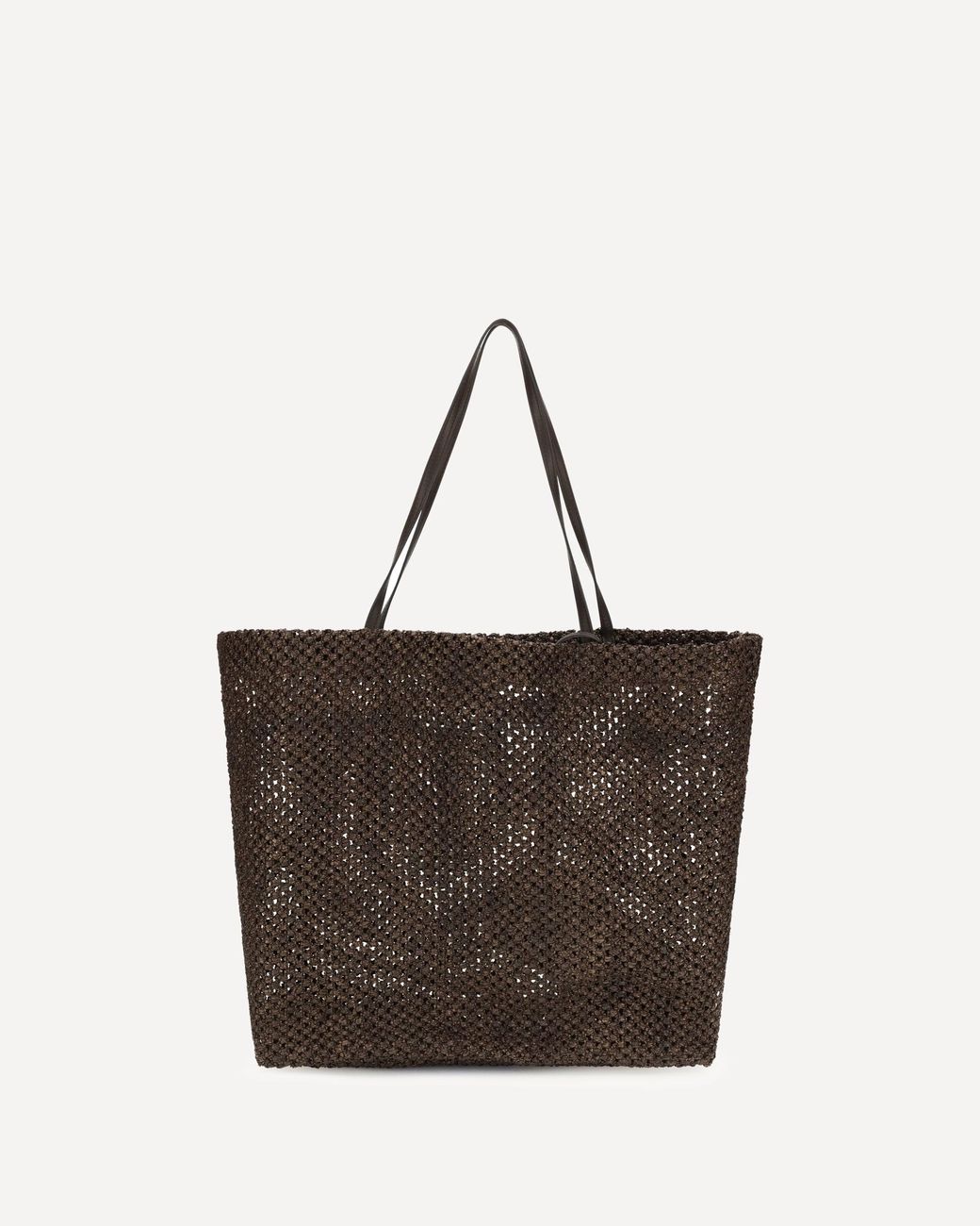 The Row Barn Tote Raffia in Brown | Lyst