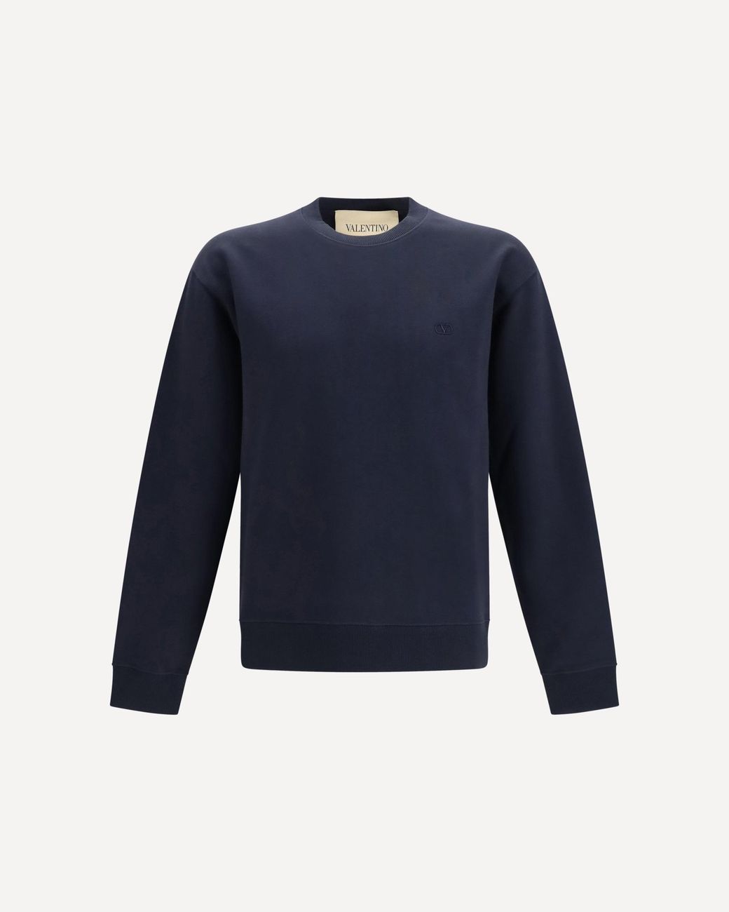Valentino Blue Cotton Sweatshirt for men
