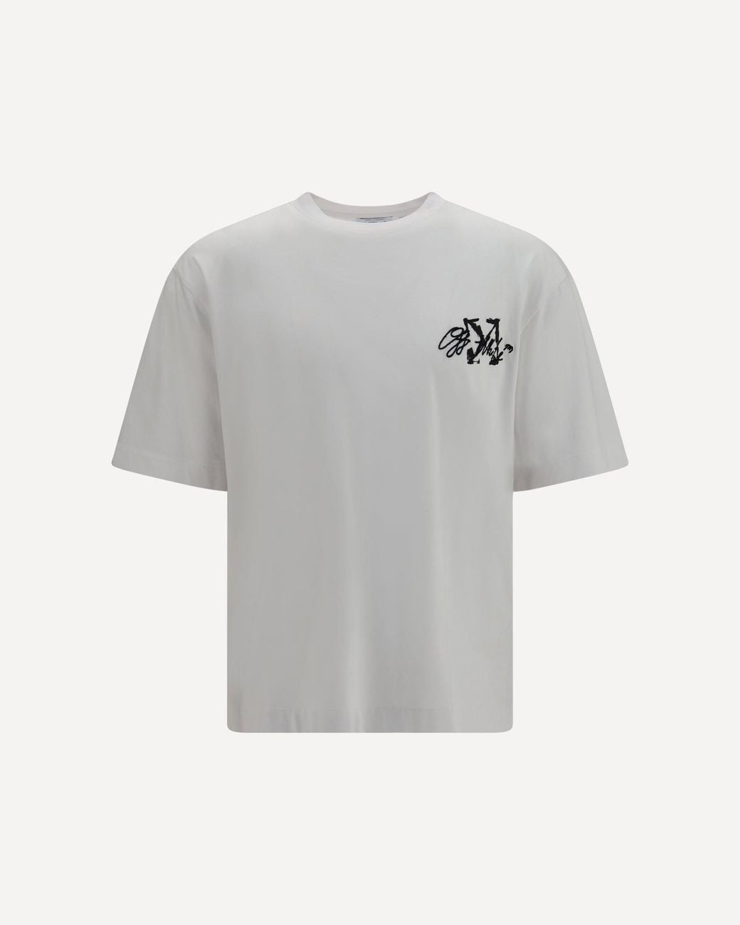 Off-White c/o Virgil Abloh Gray Stroke Skate T-Shirt