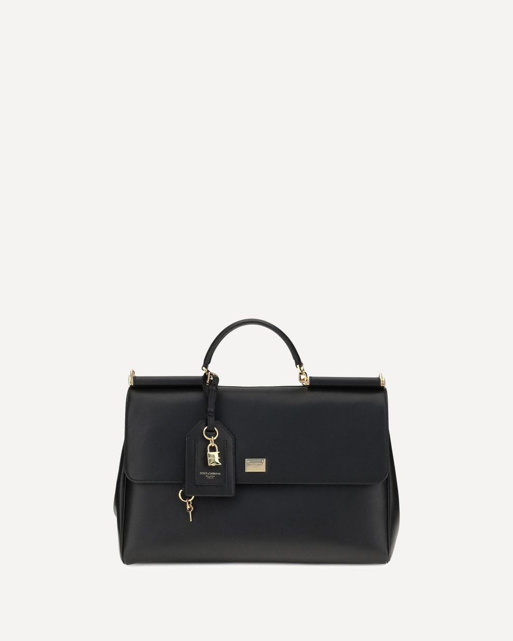 Dolce & Gabbana Black Maxi My Sicily Handbag