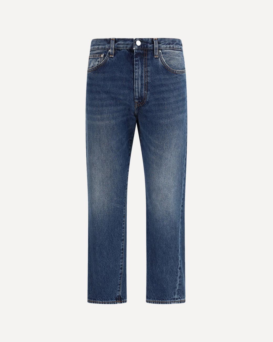 Totême Blue Washed Twisted Seam Jeans