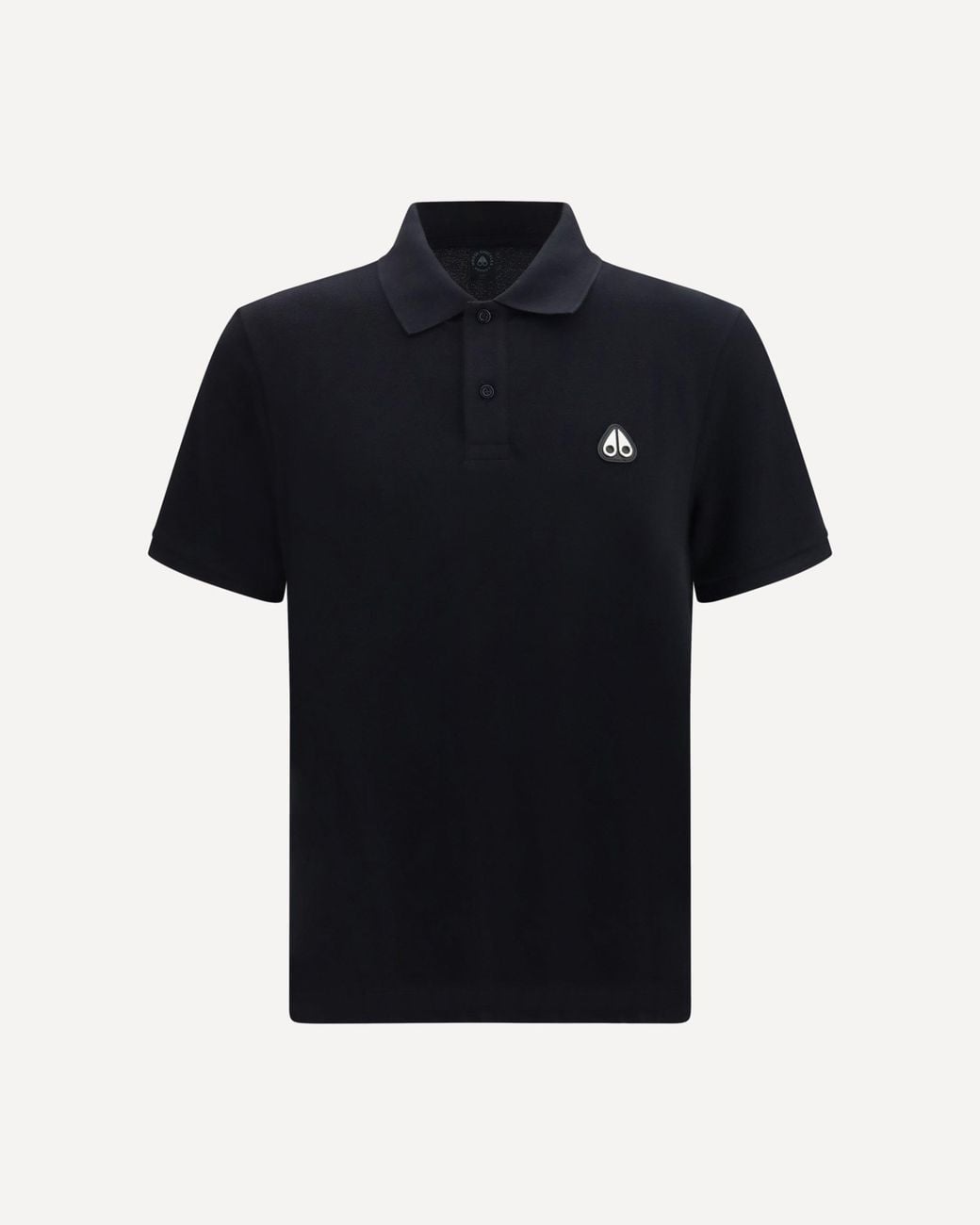 Moose Knuckles Black Everett Polo for men