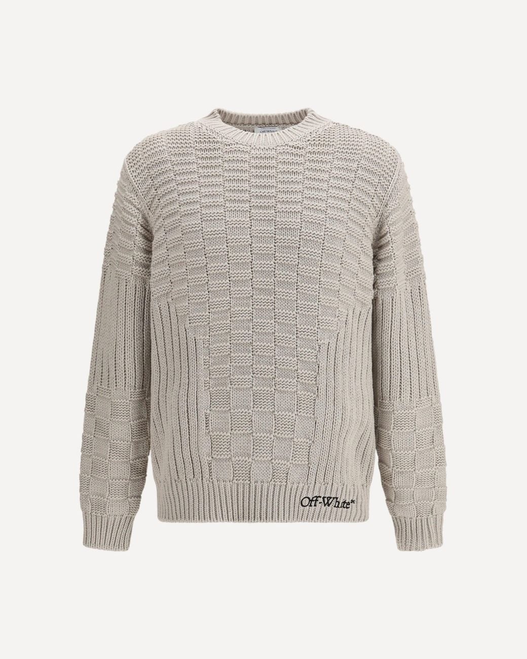 Off-White c/o Virgil Abloh Gray Arrow Sweater for men