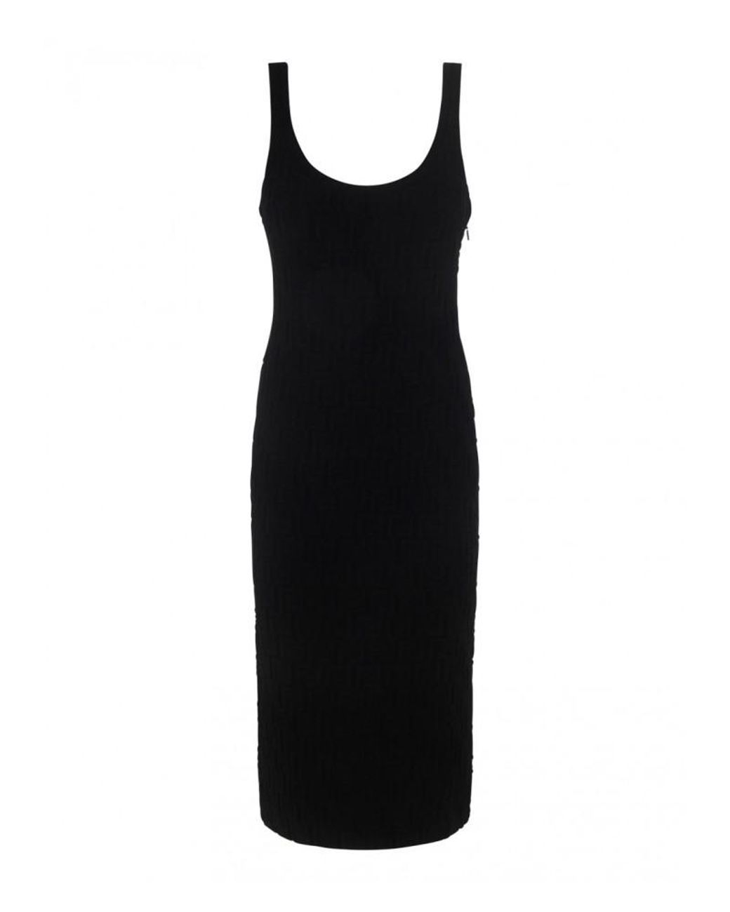Fendi Synthetic Ff Dress in Black | Lyst