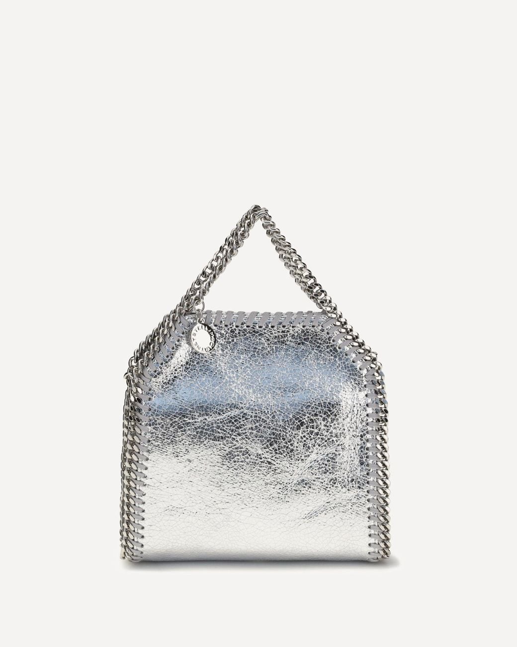 Stella McCartney White Metallic Falabella Handbag