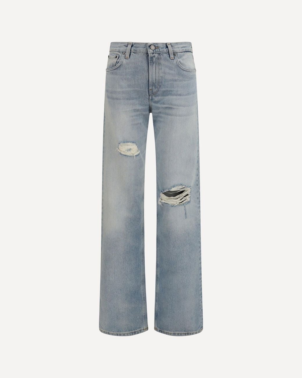 Haikure Blue Star Marfa Straight-Leg Jeans With A Distressed Finish