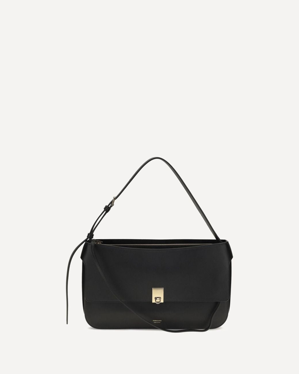 Ferragamo Black Small Cara Shoulder Bag