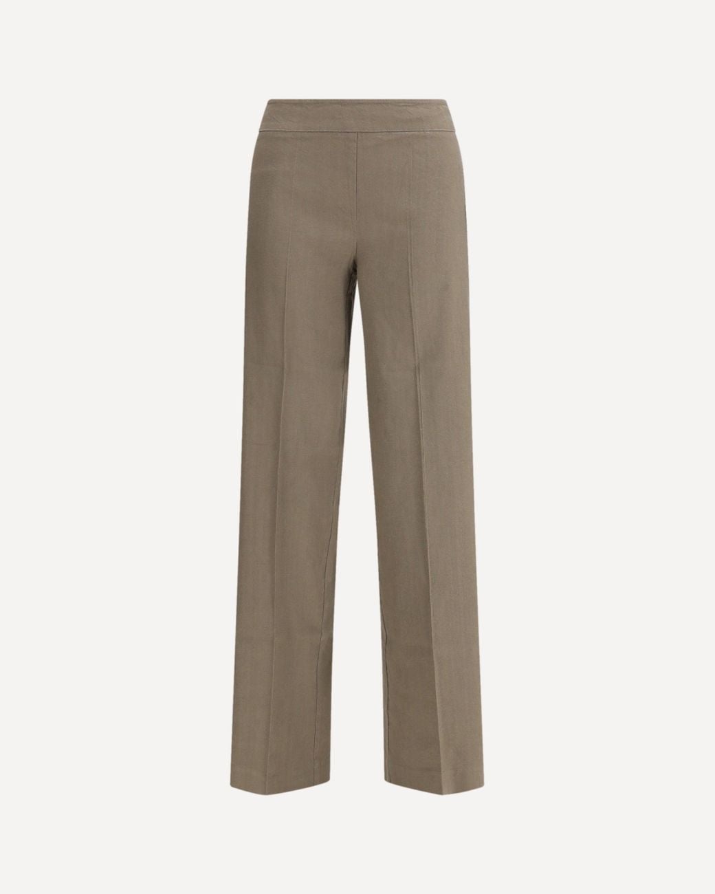 Avenue Montaigne Natural Flavia Linen Pants