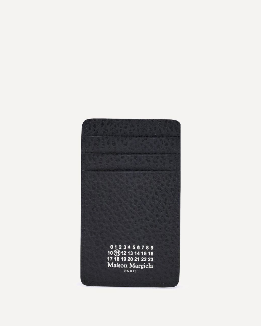 Margiela Black Vertical Card Holder for men