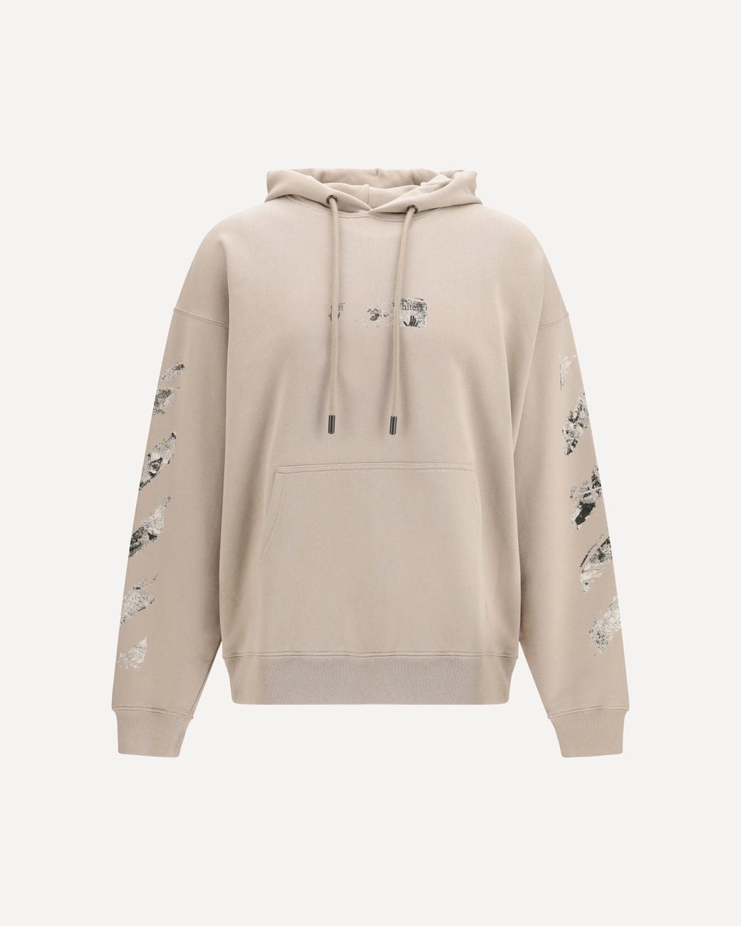 Off-White c/o Virgil Abloh Natural Spray Arrow Hoodie for men