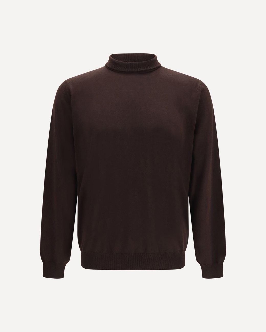 Lardini Brown High Neck Sweater for men