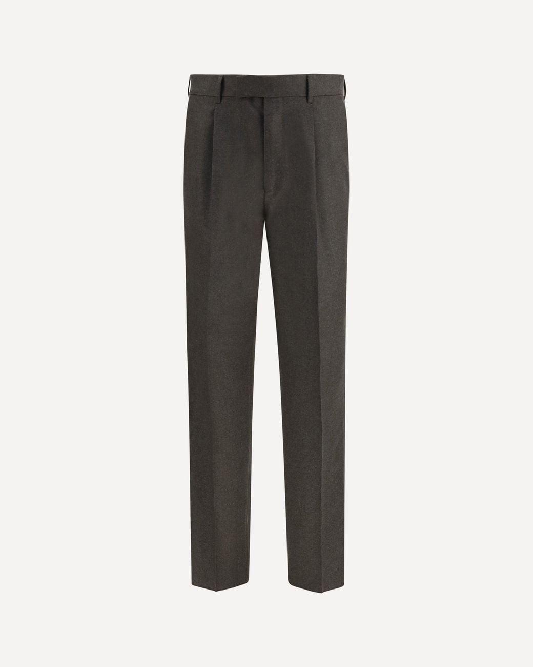 Zegna Gray Wool And Cashmere Pants for men