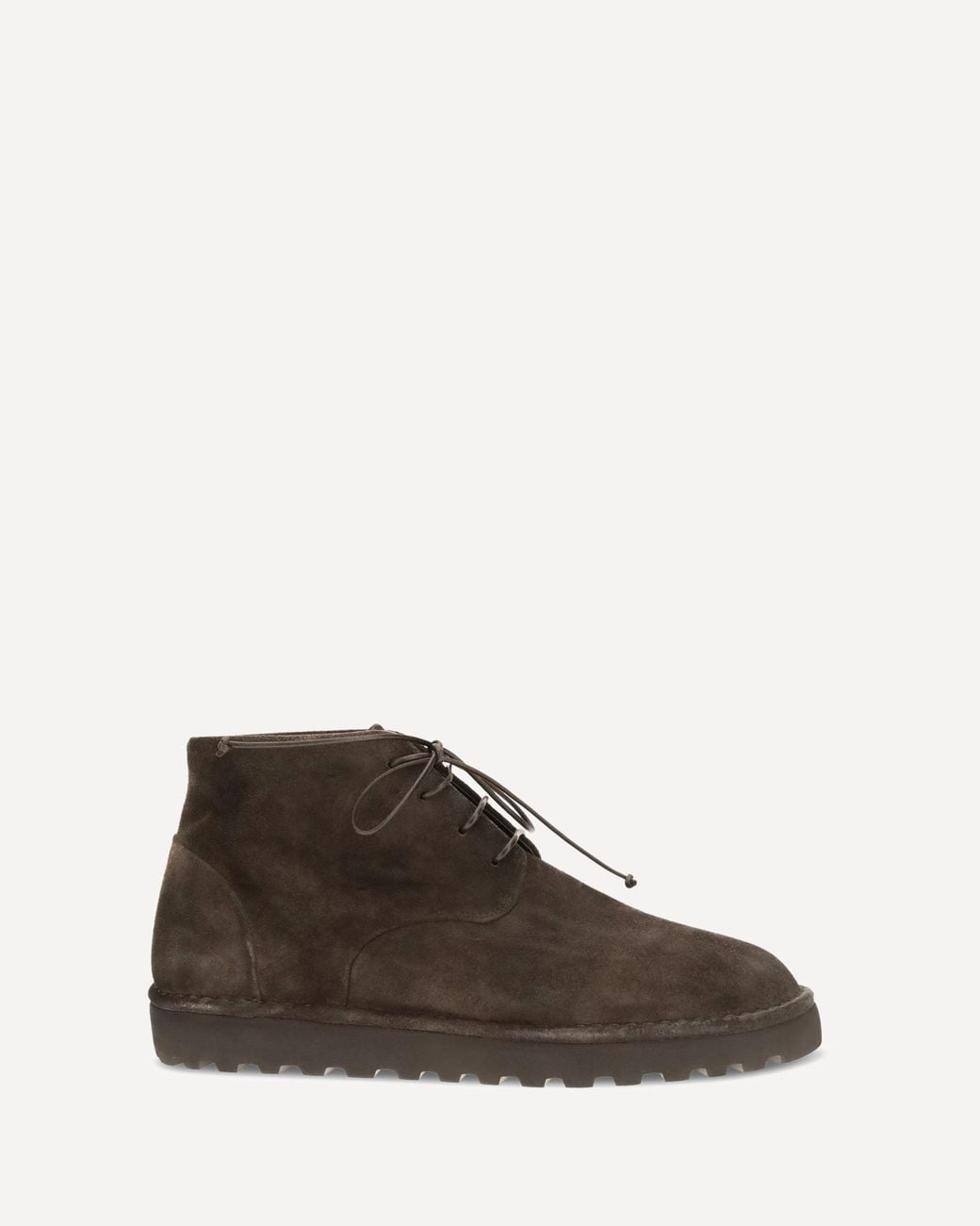 Marsèll Brown Sancrispa Alta Suede Ankle Boots for men
