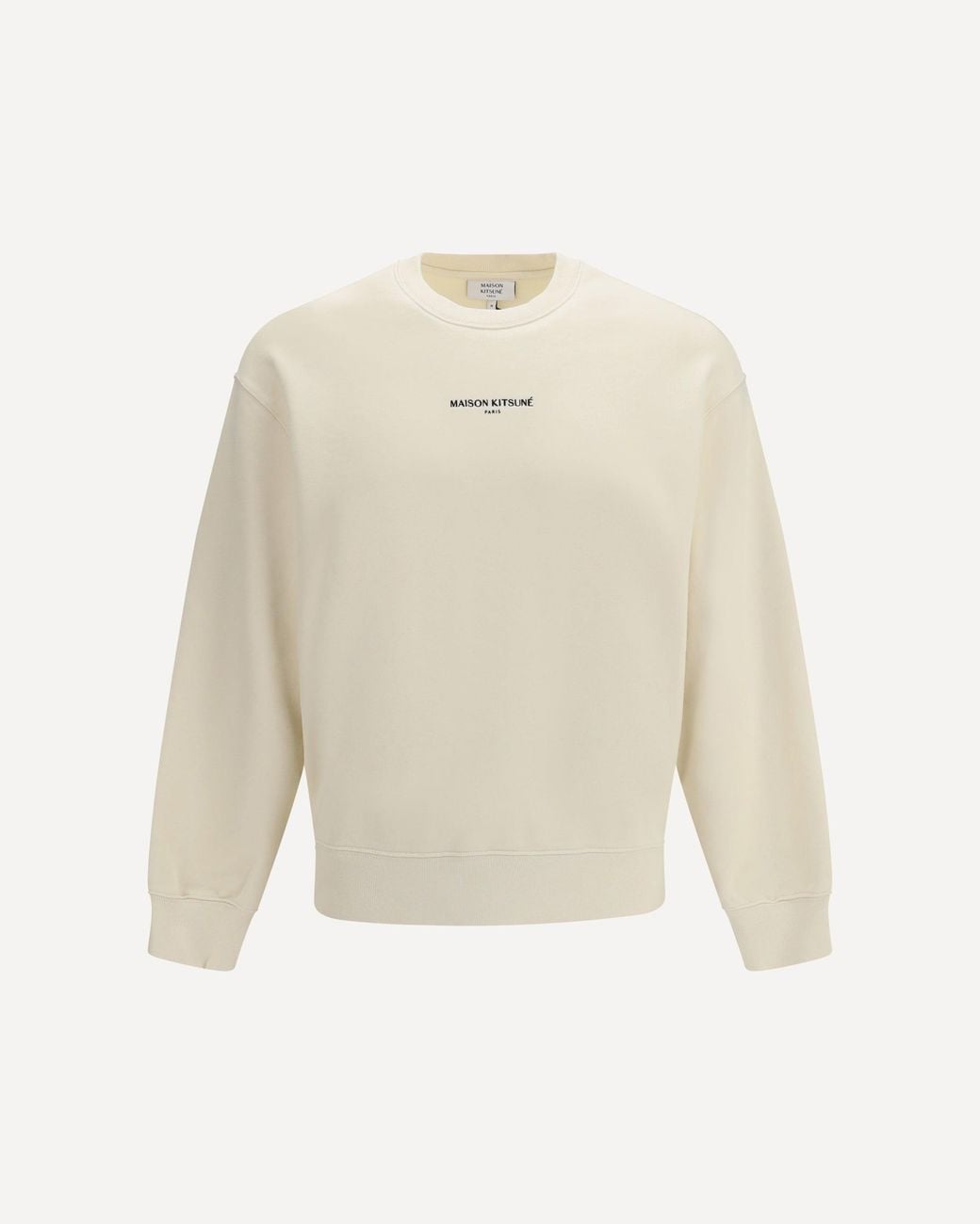 Maison Kitsuné White Paris Comfort Sweatshirt for men