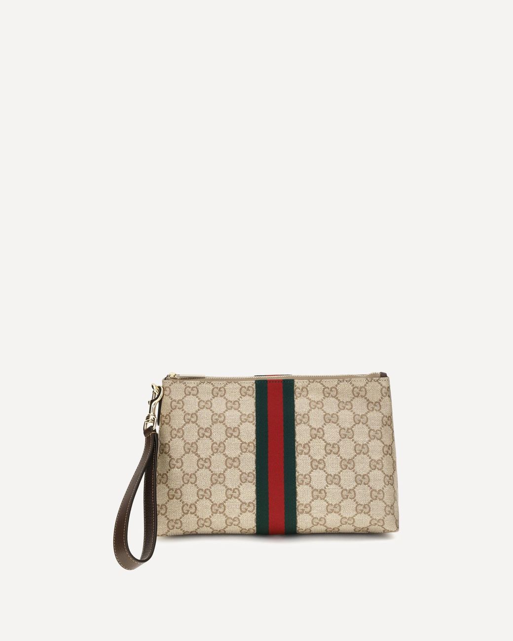 Gucci Natural Small Gg Web Pouch for men