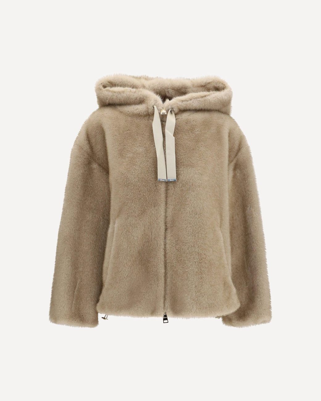 Herno Natural Polyester Full-Length Jacket Clothing