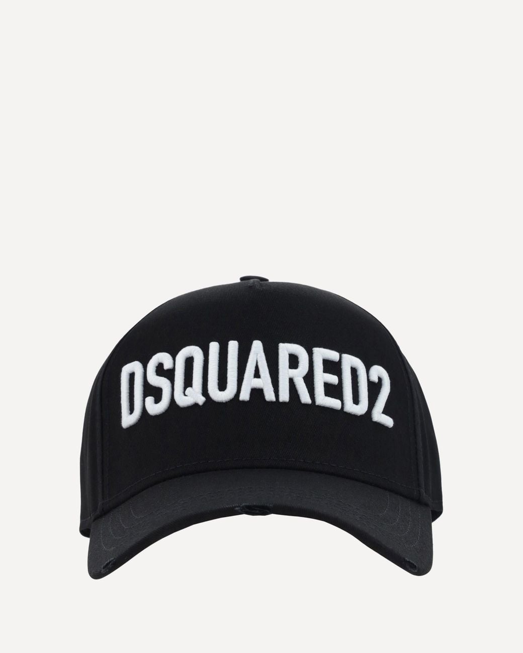 DSquared² Black Logoed Baseball Hat for men