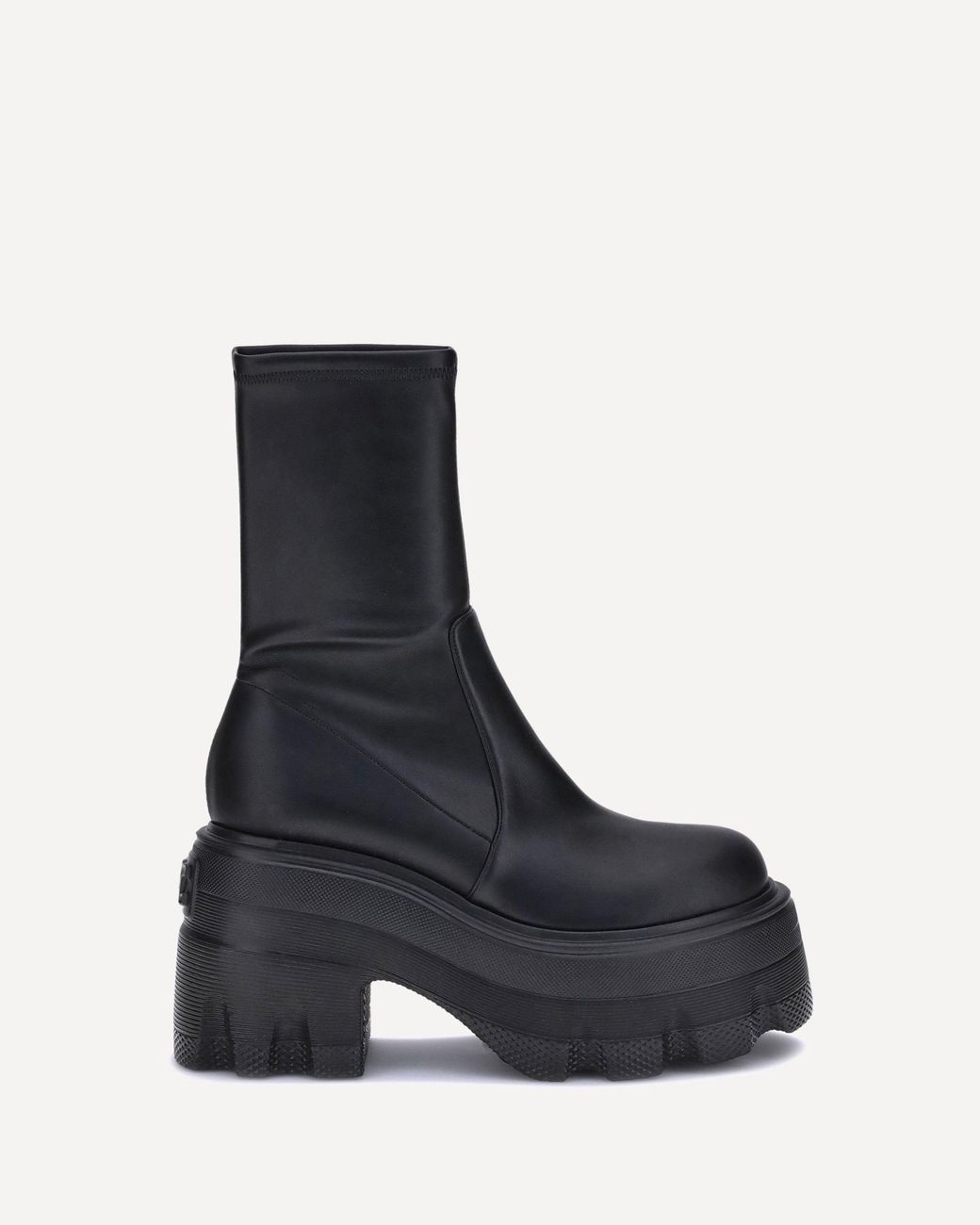 Casadei Blue Faux Leather Ankle Boots
