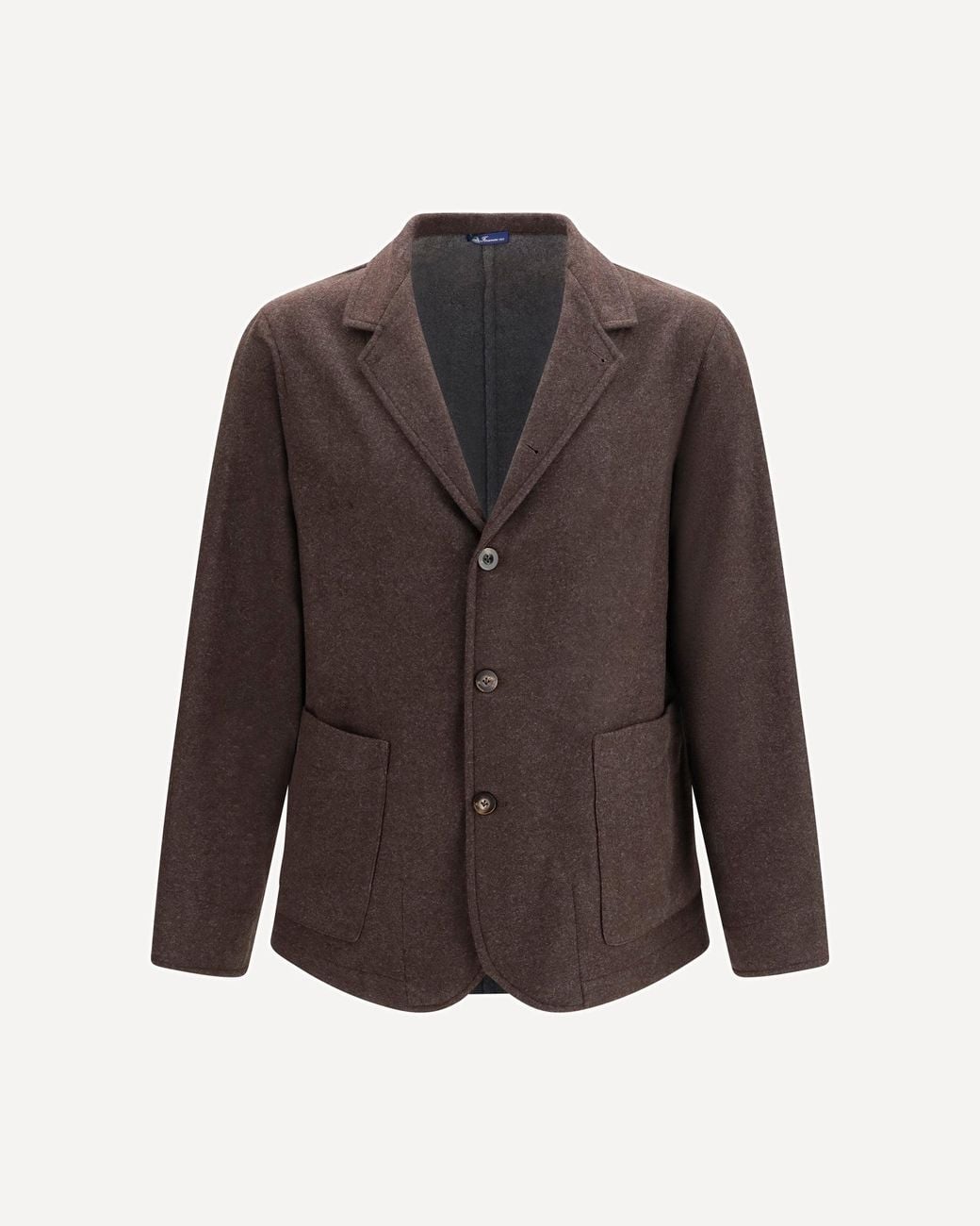Finamore 1925 Brown Virgin Wool Jacket for men