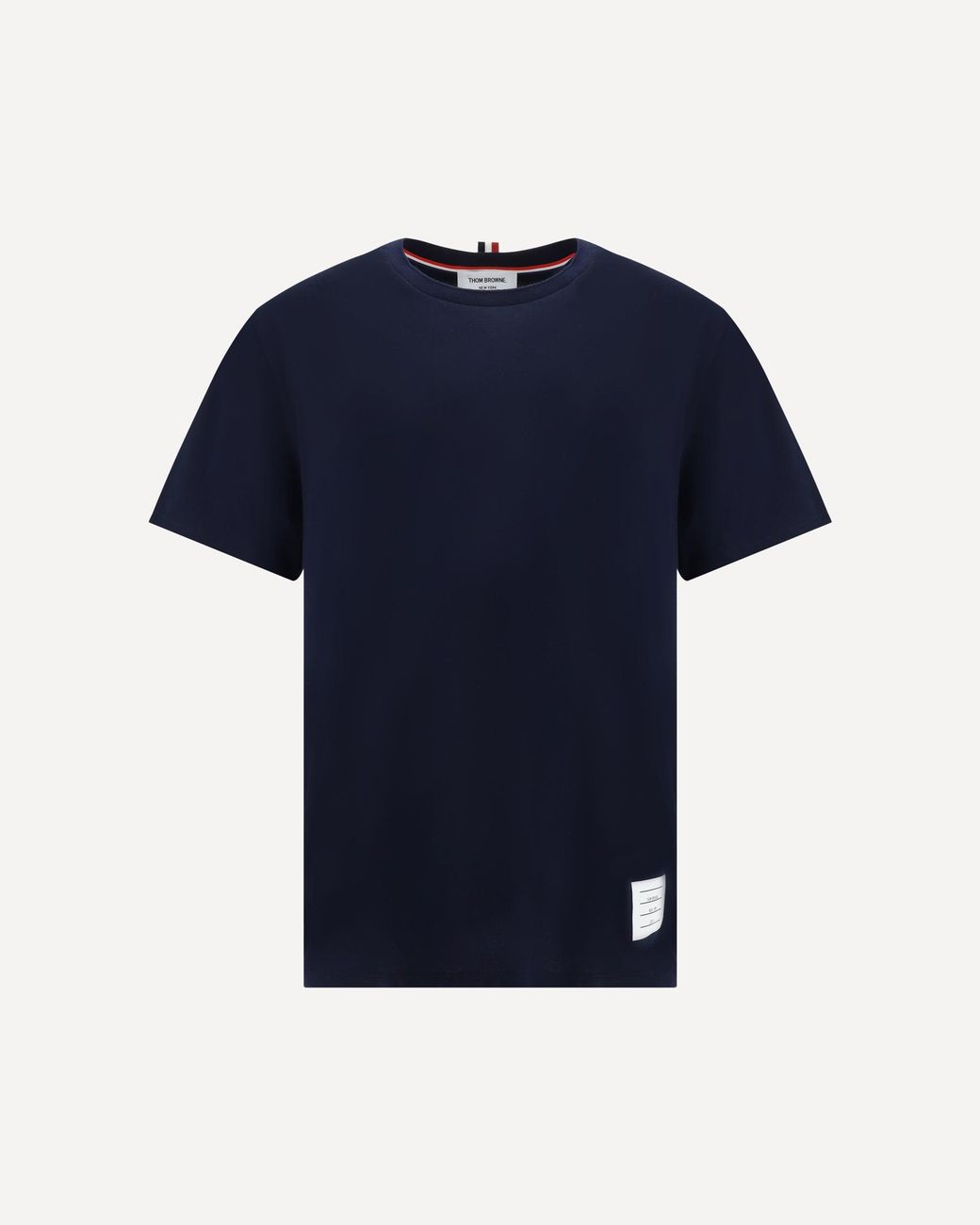 Thom Browne Blue Short Sleeve Crewneck T-Shirt for men