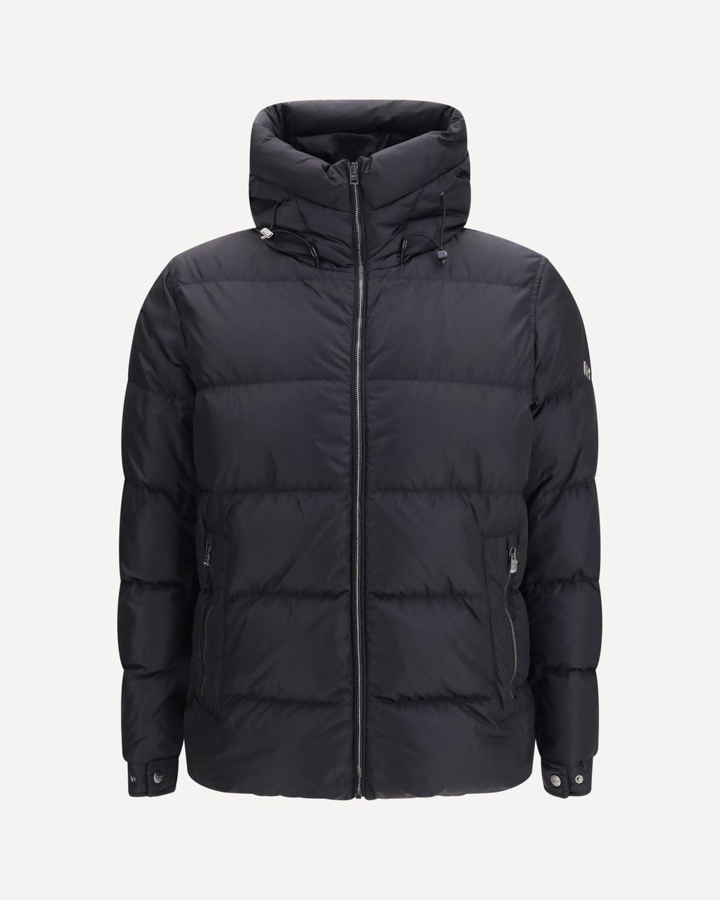 Herno Blue Quilted Hooded Puffer Jacket