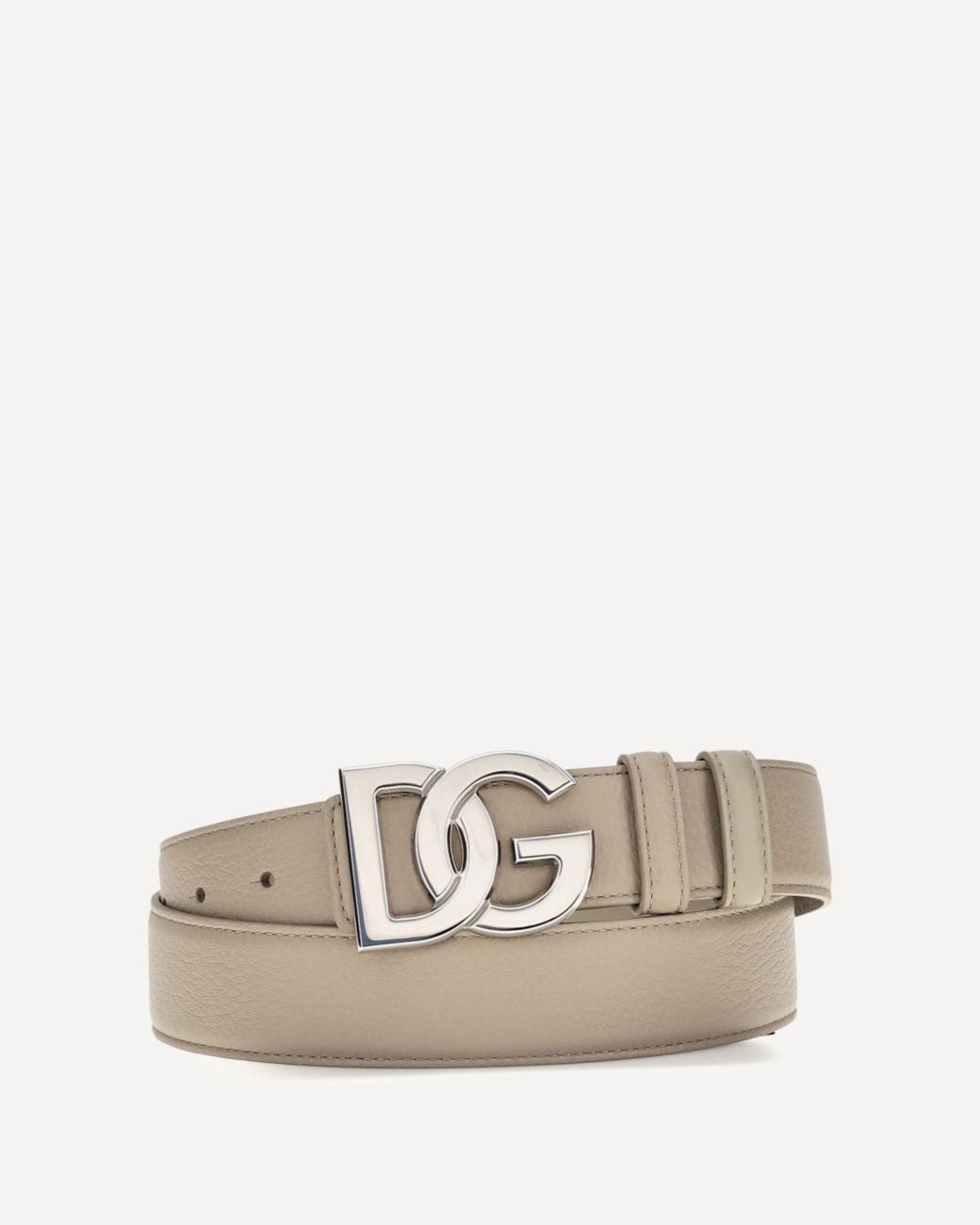 Dolce & Gabbana Natural Calfskin Leather Belt for men
